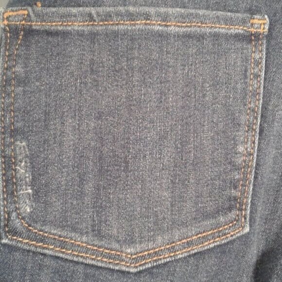 Old Navy Size 16 Jeans Boys Straight Leg Built-In Tough Raw Hem Distressed NEW - Picture 11 of 13